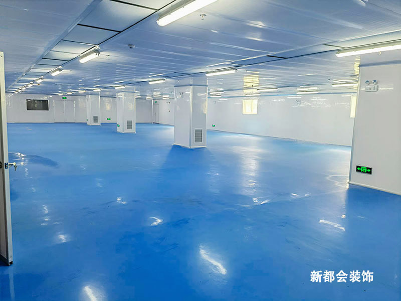 萬級(jí)無塵車間廠房裝修